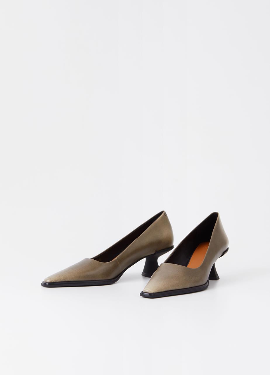 Tilly pumps Grey brush-off leather