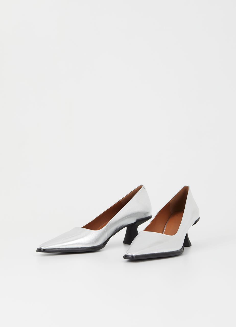 Tilly pumps Silver metallic leather
