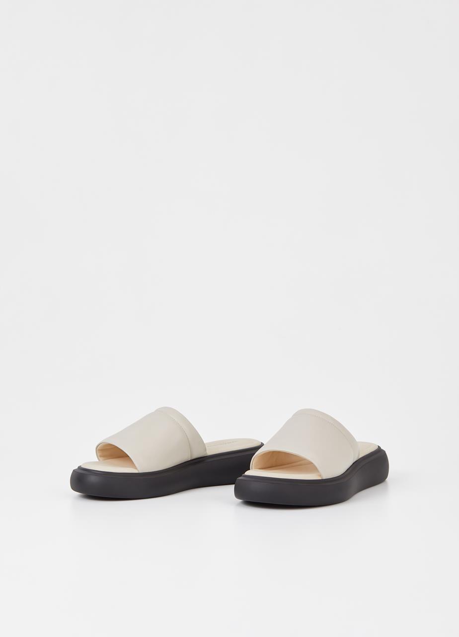 Blenda sandaler Offwhite læder