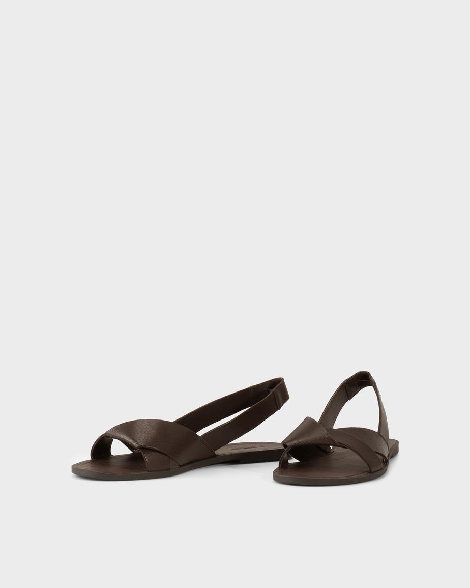 Tia 2.0 sandaler Mörkbrun, Skinn