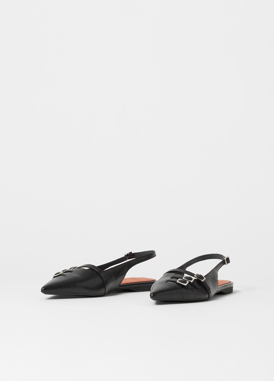 Hermine ballet flats Black, Leather
