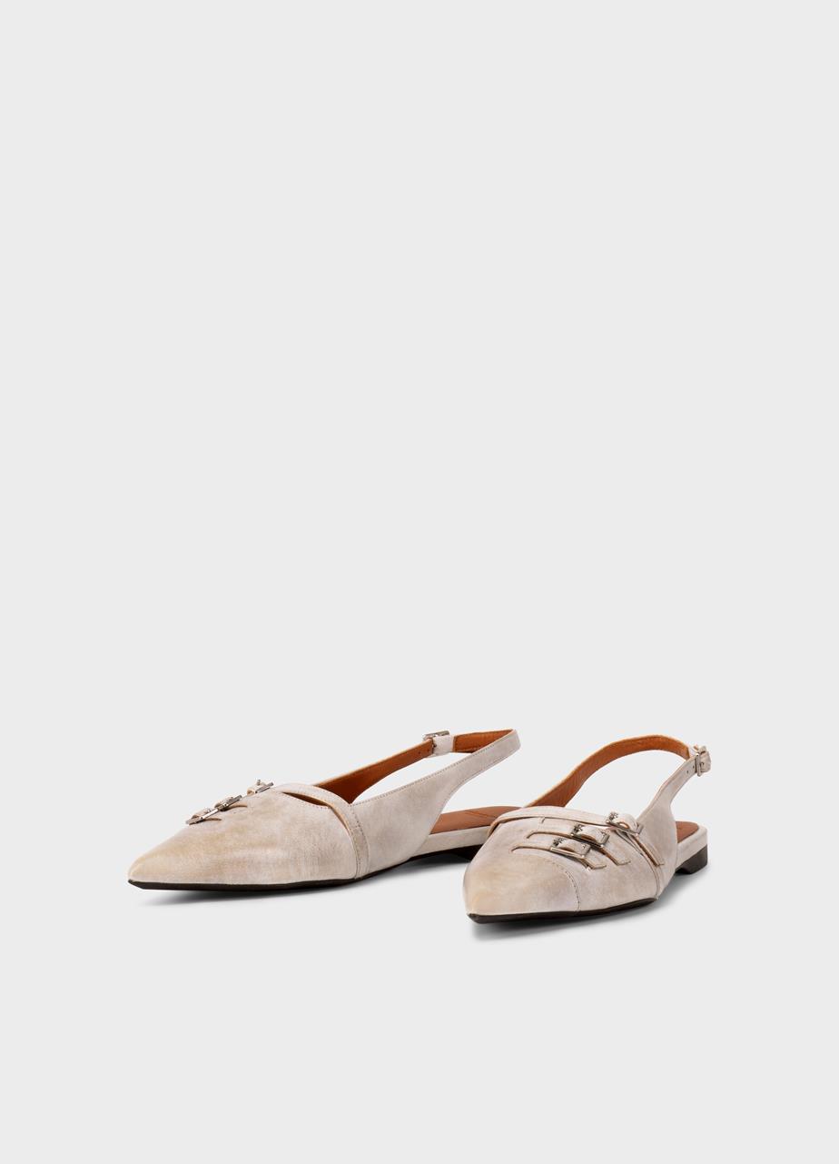 Hermine ballerina's BEIGE BRUSH OFF