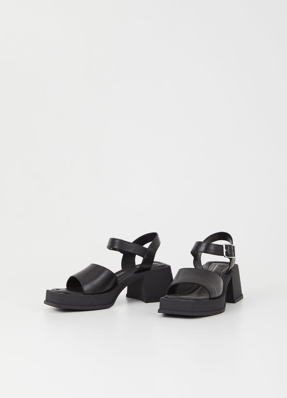 Hennıe sandals Black leather