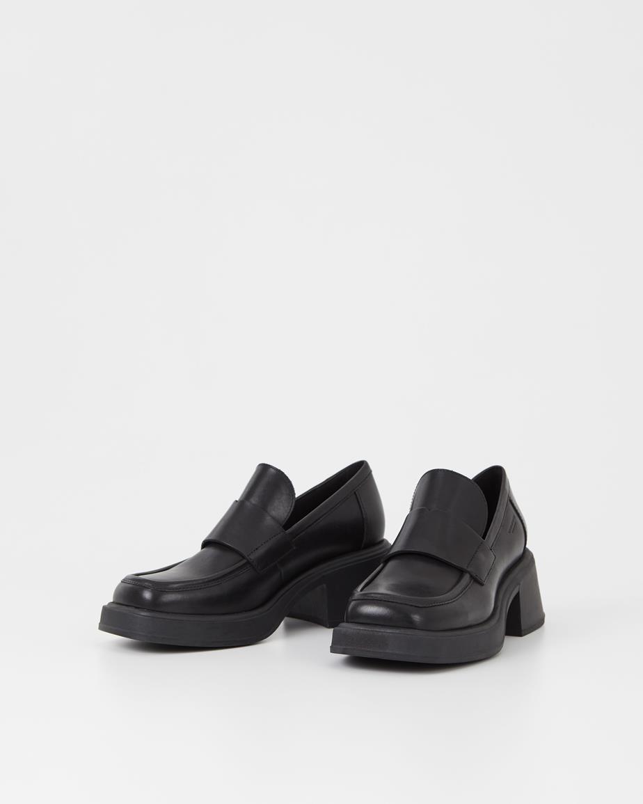 Dorah loafers Black, Leather