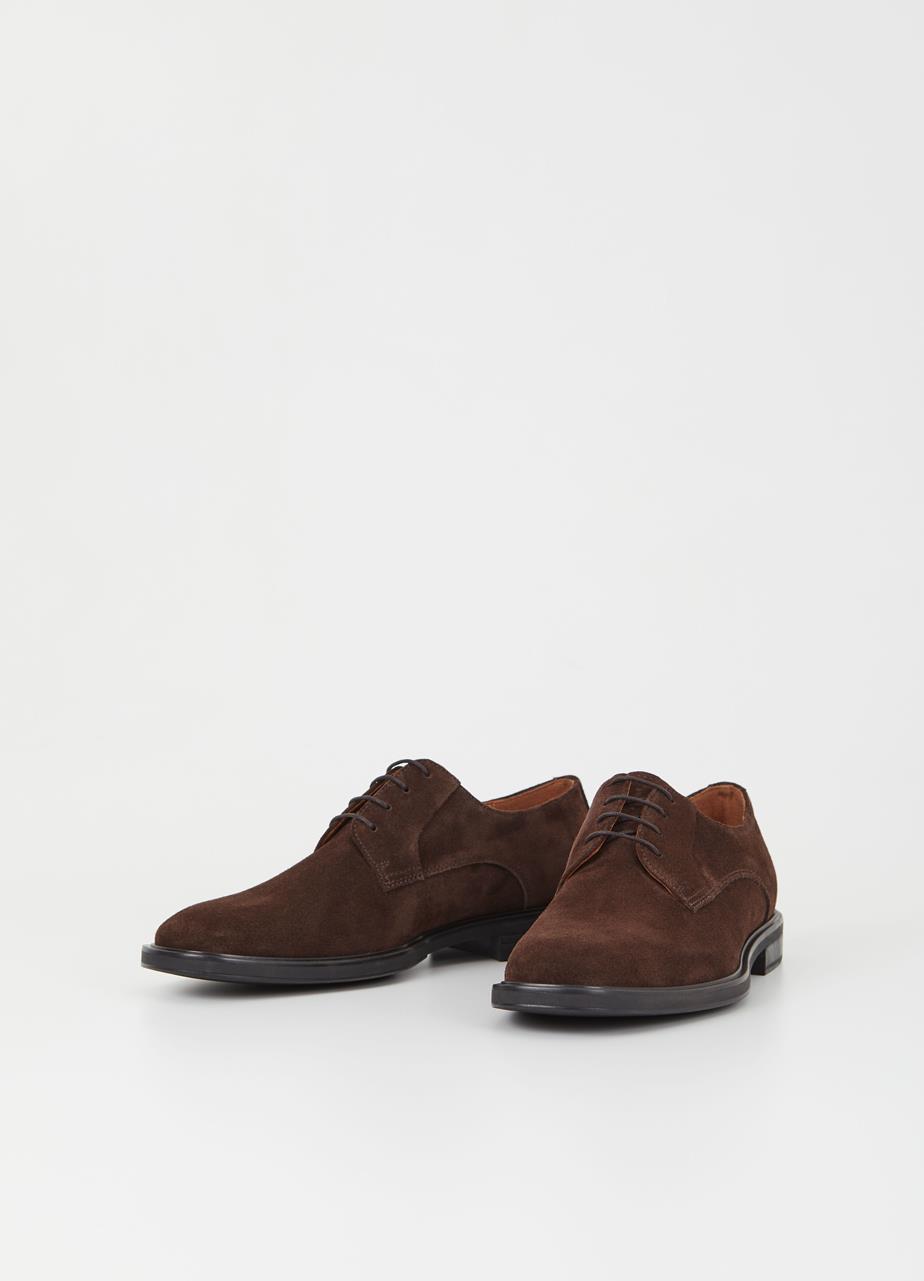 Andrew chaussures basses Marron daim