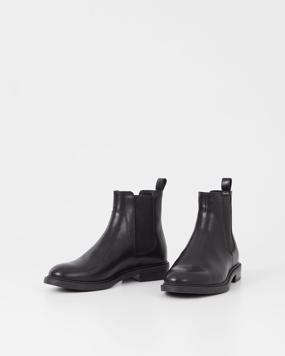 Amina chelsea boots Svart, Skinn