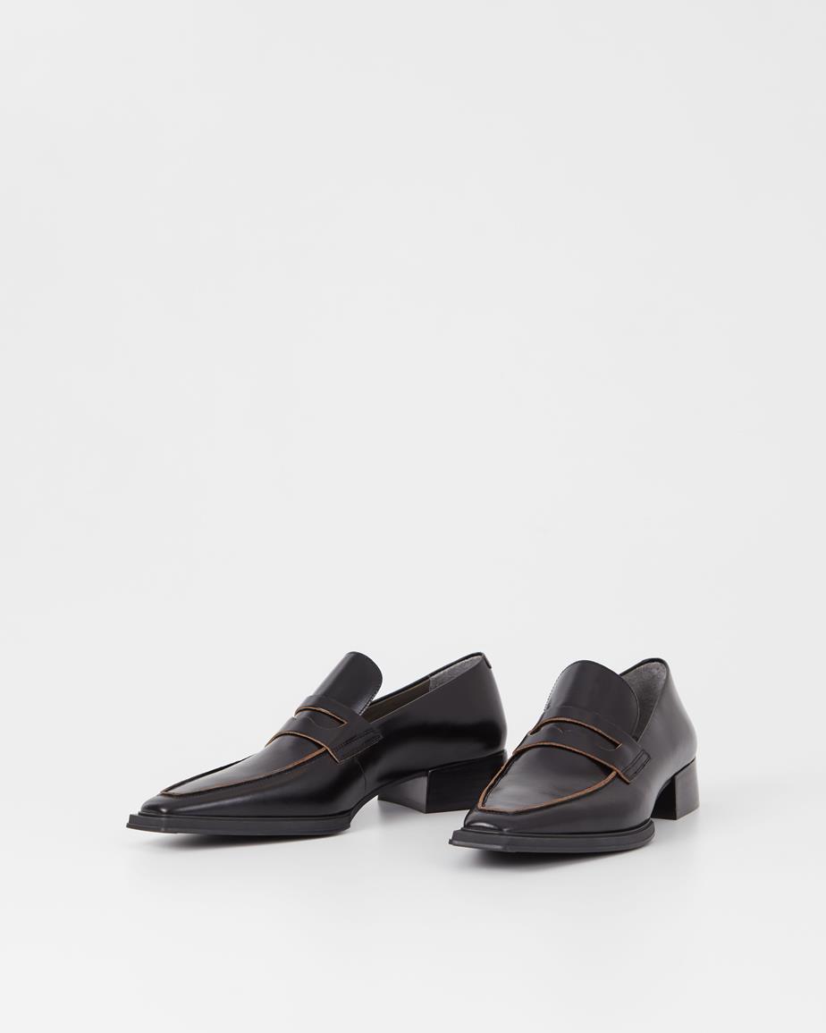 Eida loafers Černá, Kůže