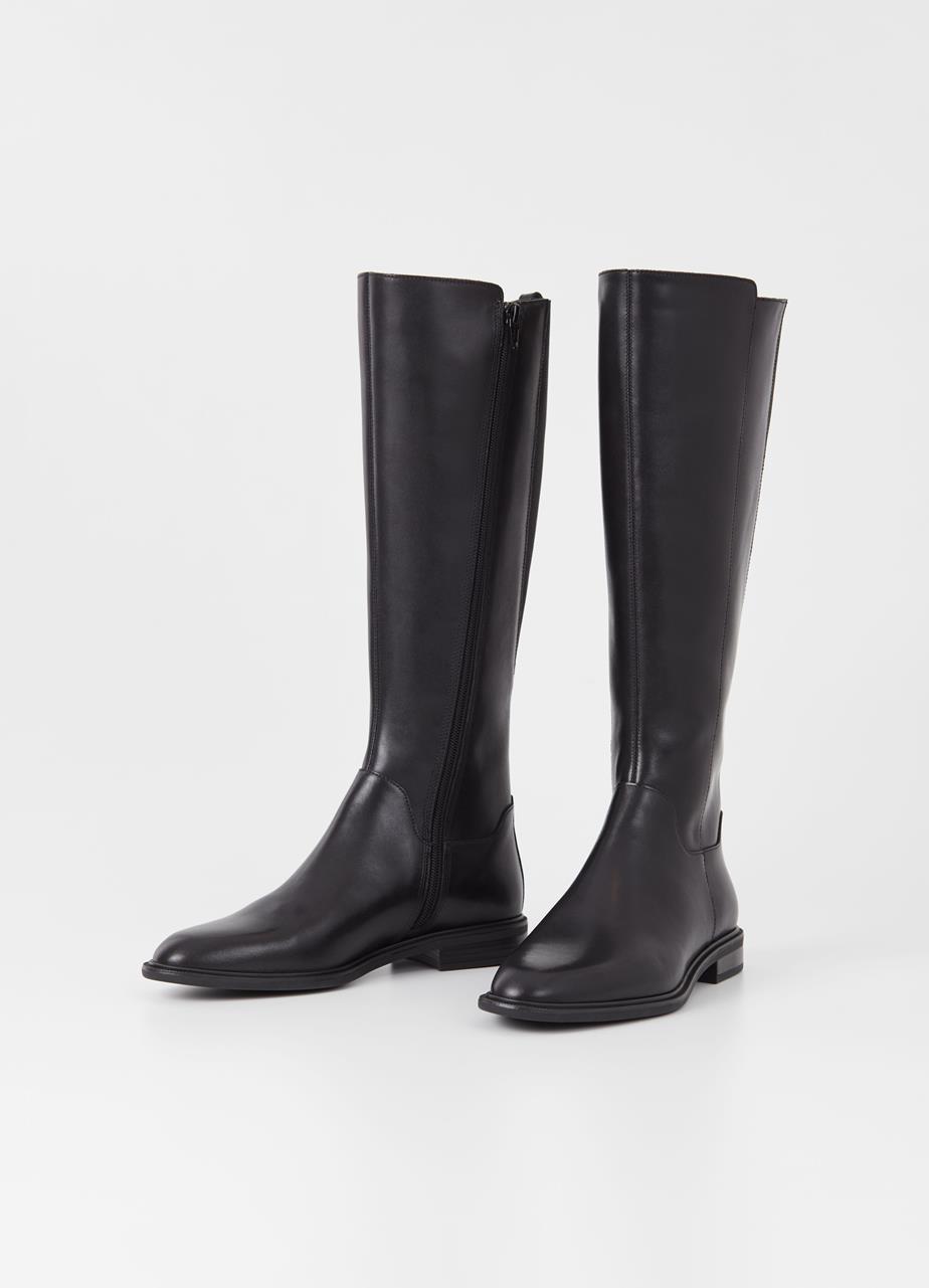 Frances 2.0 tall boots Black leather