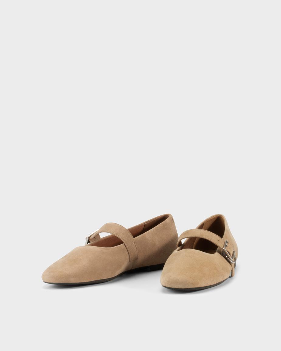 Jolin ballet flats Light Brown, Suede