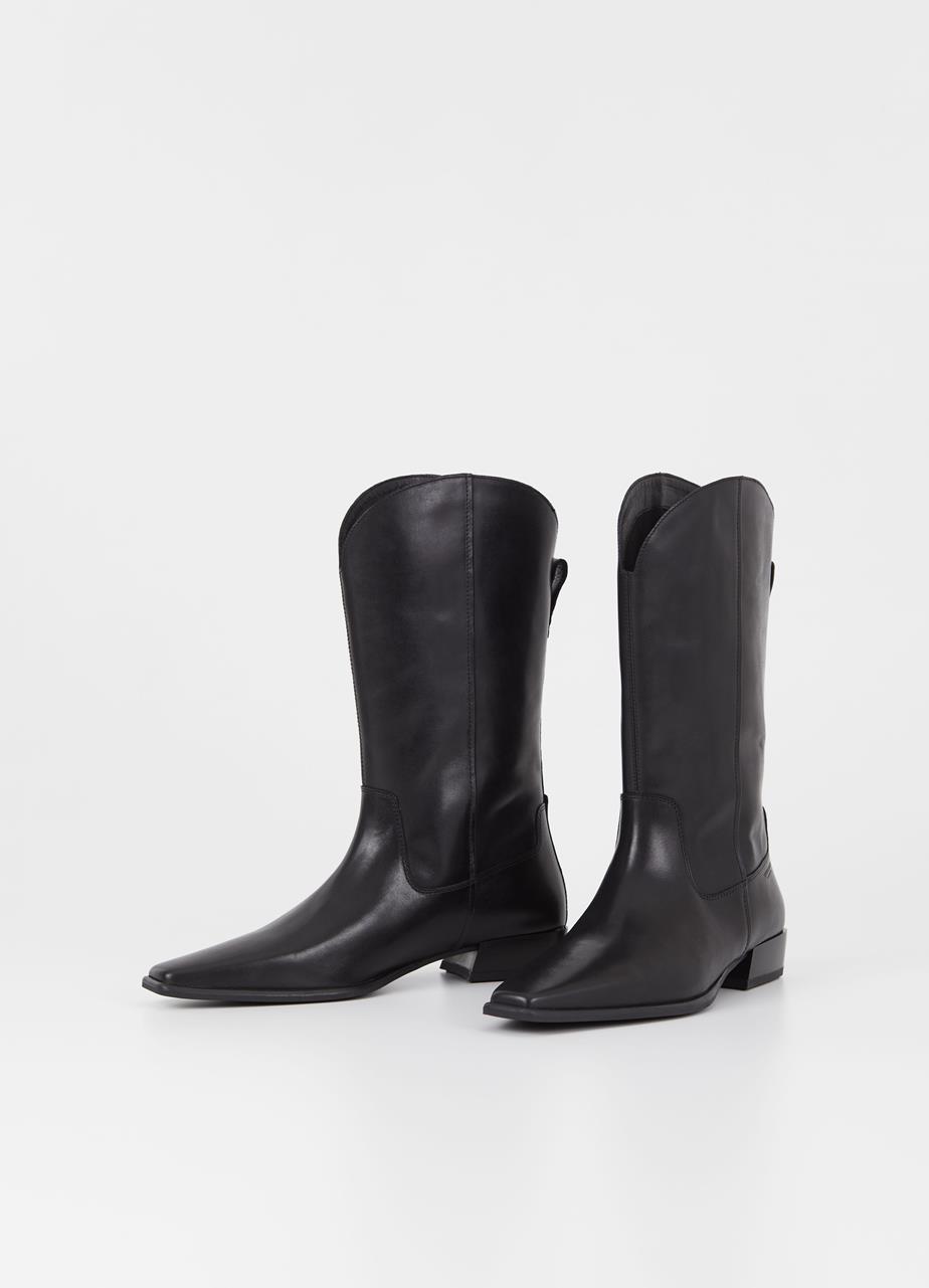 Nella botas Preto couro