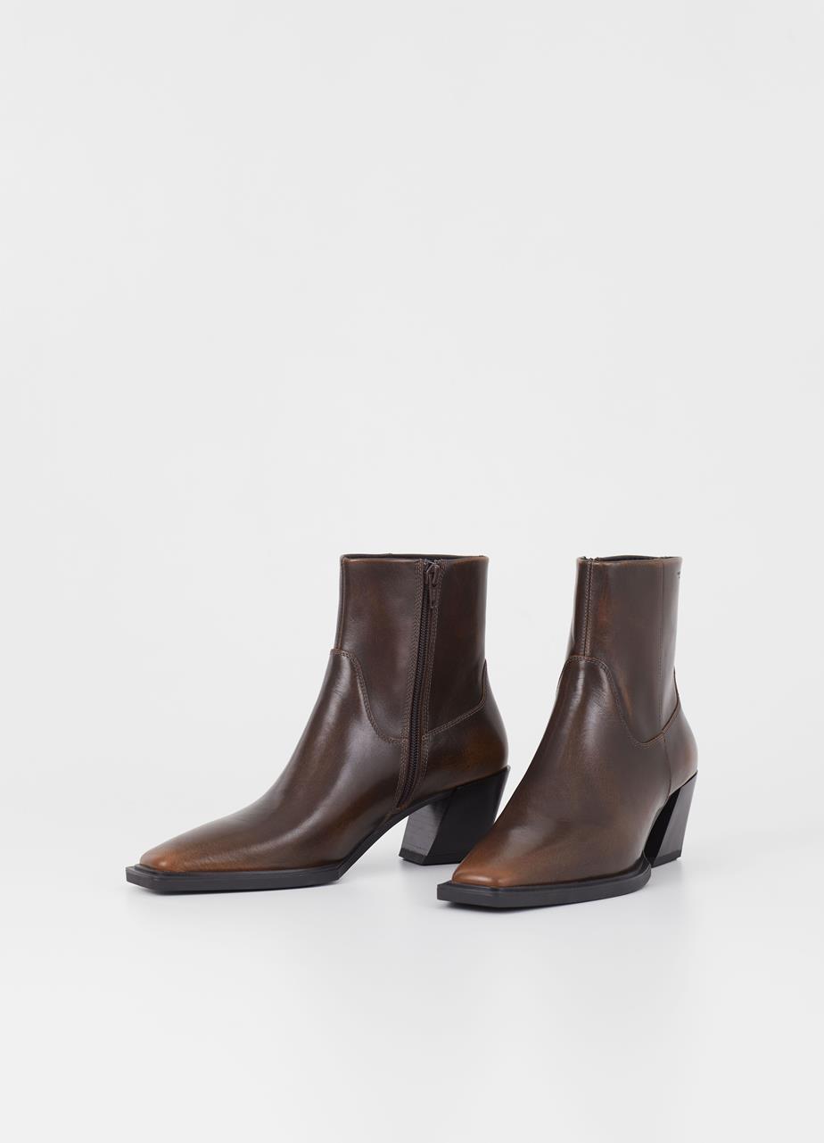 Alina boots Brown brush-off leather