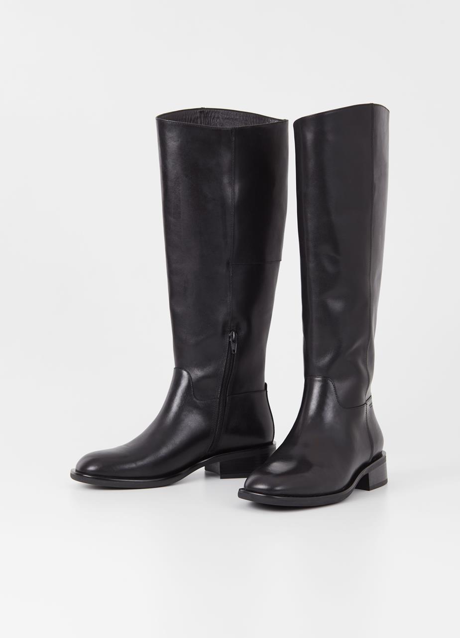 Sheıla tall boots Black leather