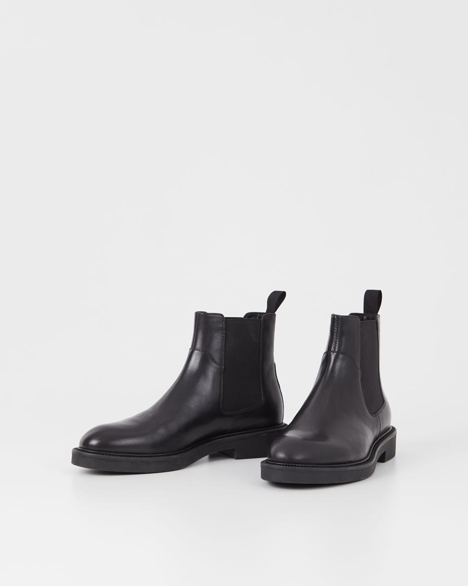 Alex w chelsea boots Schwarzes, Leder