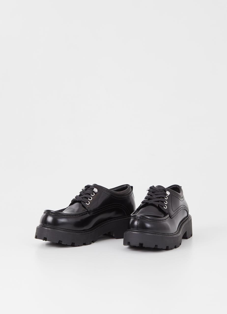 Cosmo 2.0 pantofi Negru piele polido