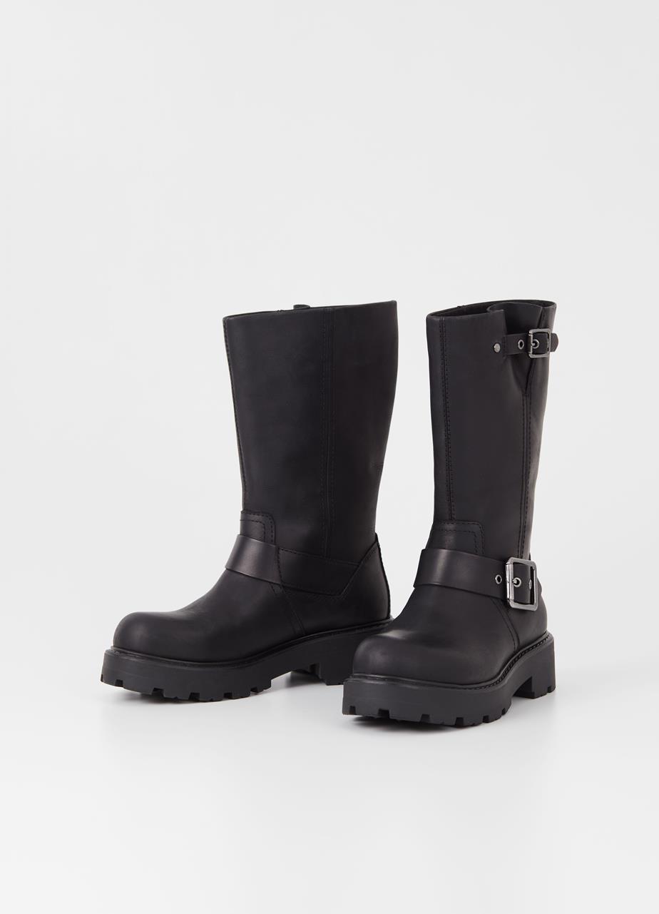 Cosmo 2.0 tall boots Black oily nubuck