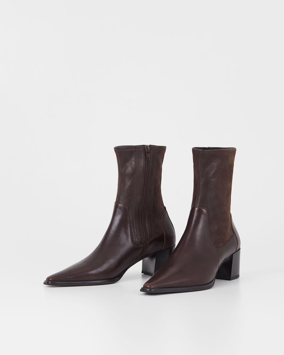 Giselle stiefeletten Braunes, Leder/Kombination