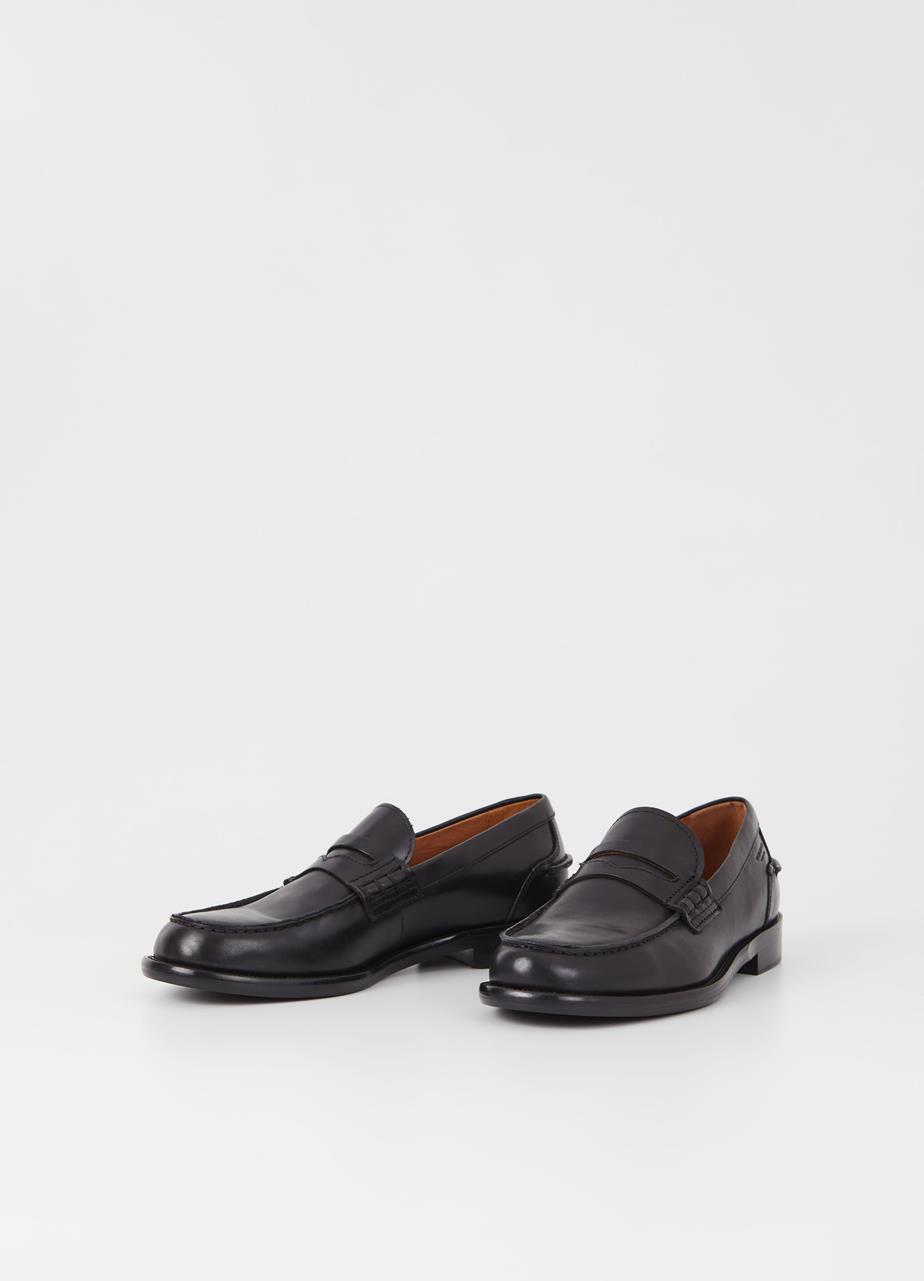 Steven loafer Zwart leer