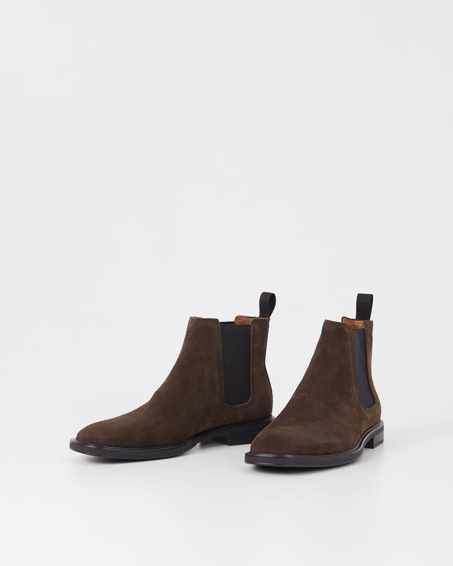 Andrew stiefel Braun, Veloursleder