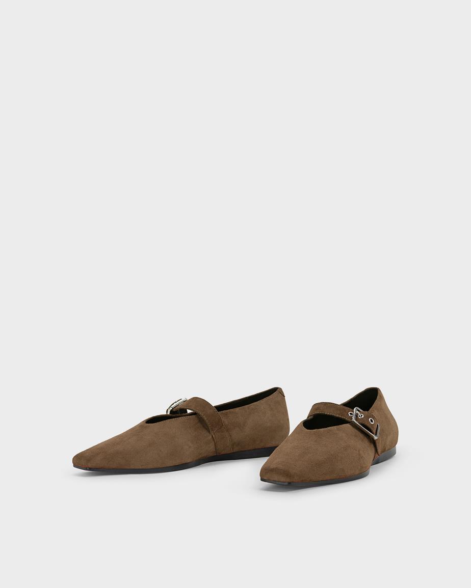 Wioletta ballet flats Brown, Suede