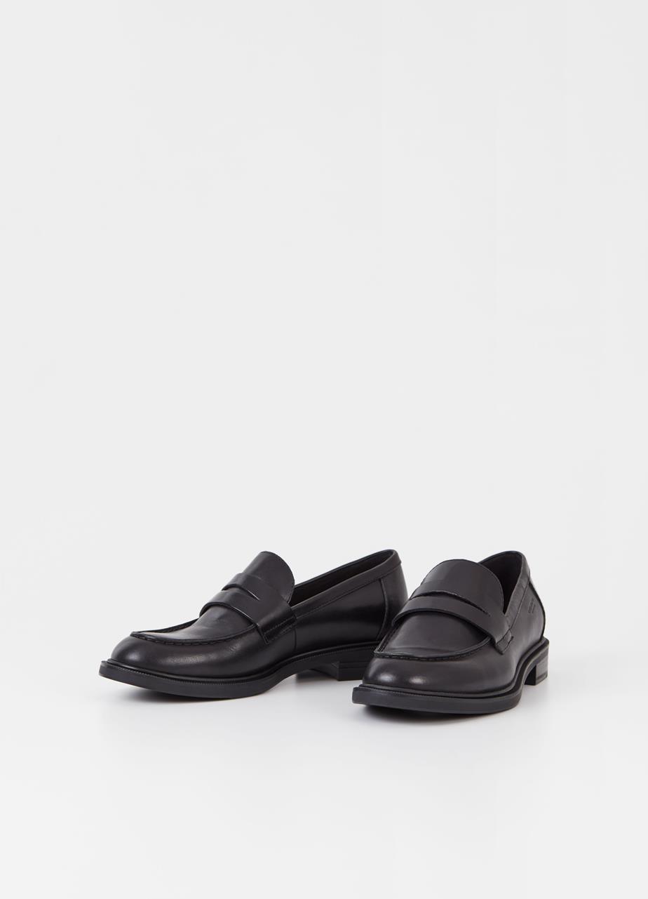 Amina loafers Zwart leer