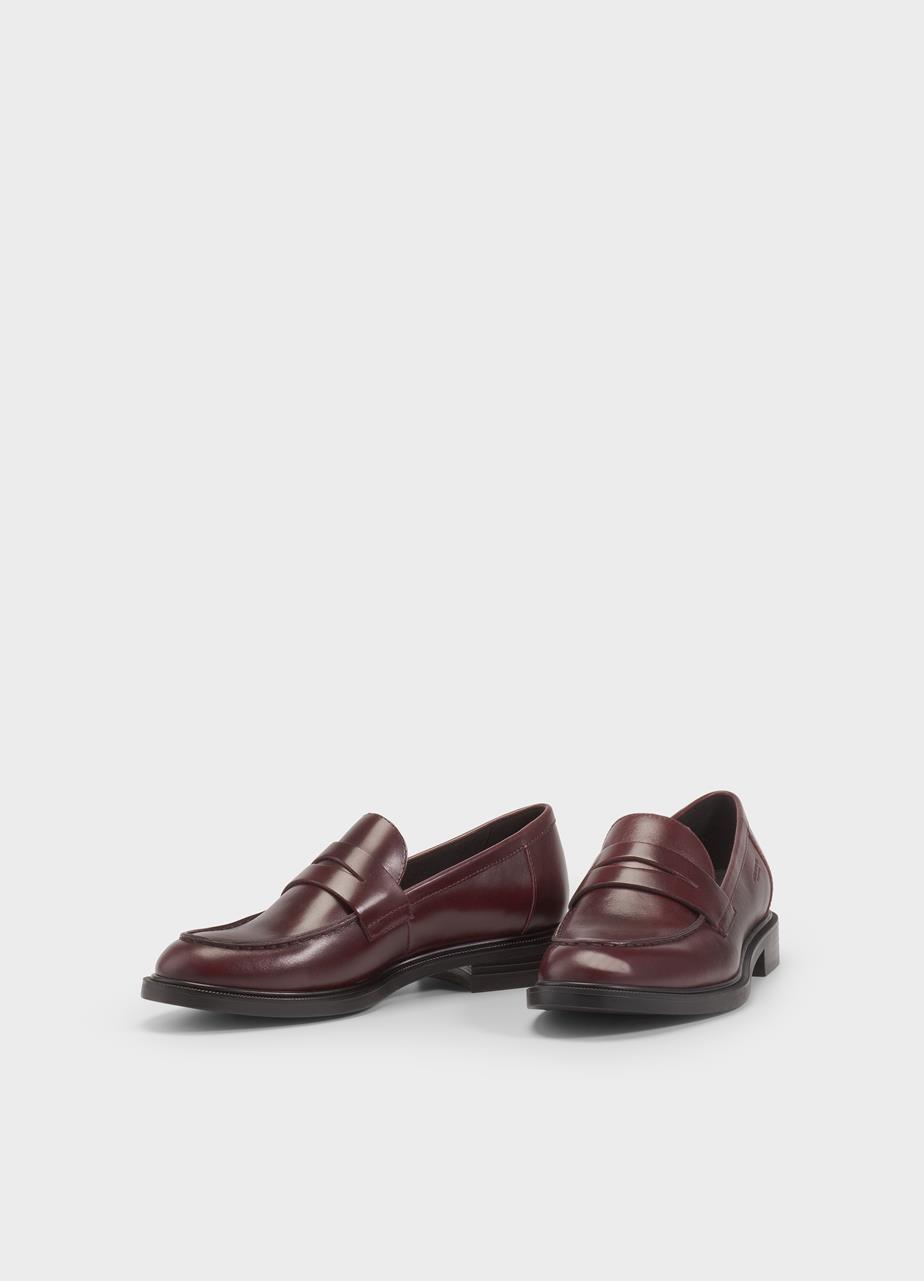 Amına loafers Dark Red leather