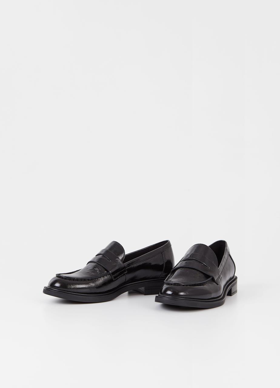 Amina loafers Black patent leather