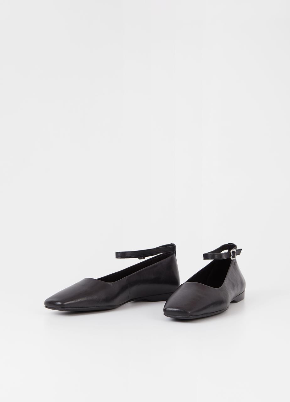 Delia sapatos Preto couro