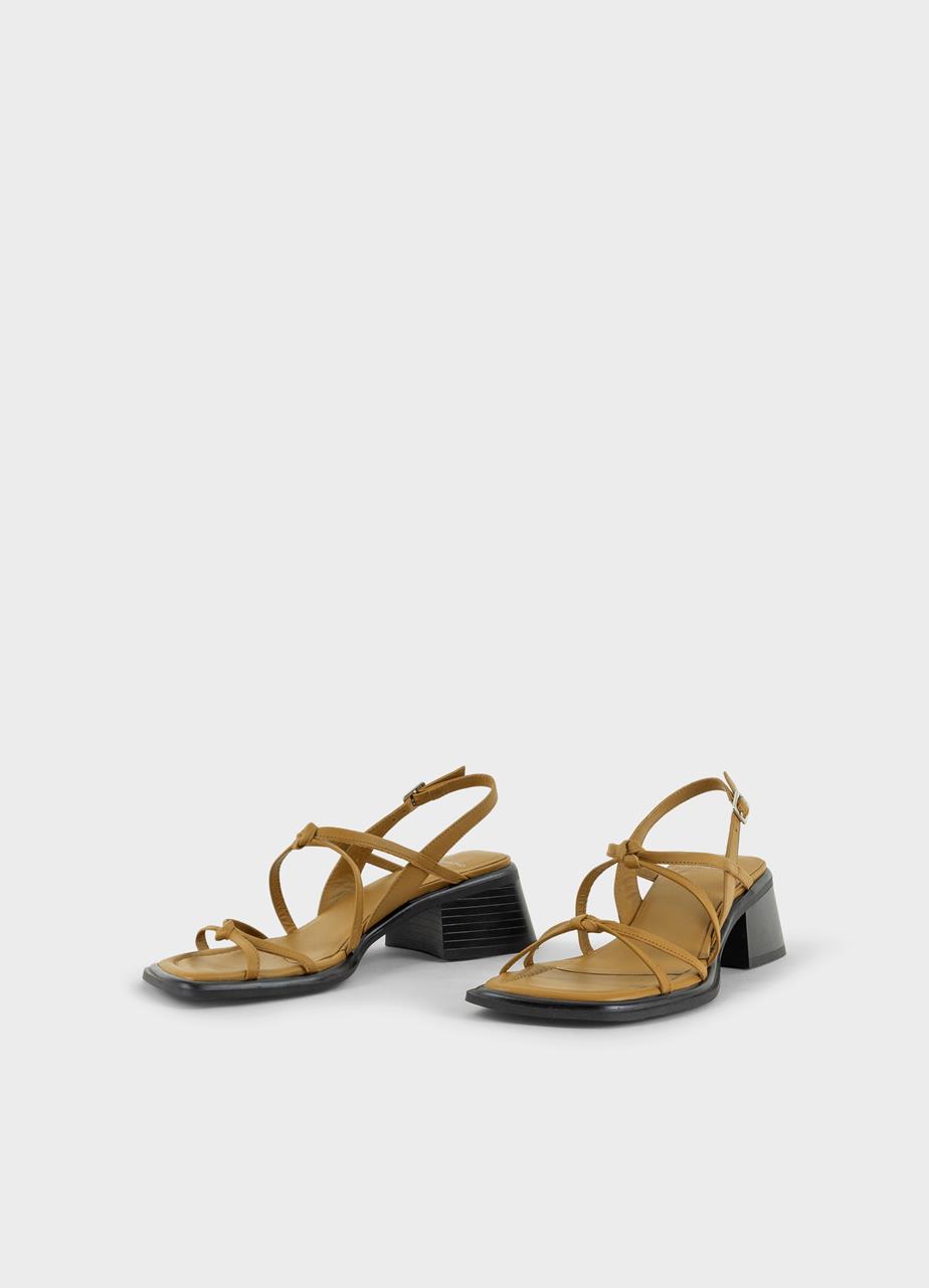 Ines sandals Green leather