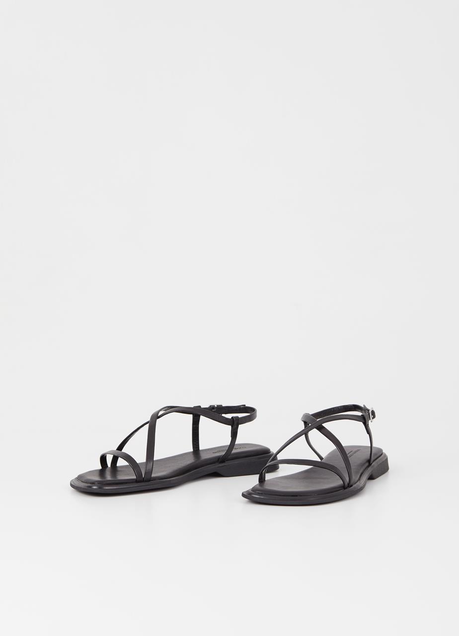 Izzy sandals Black leather