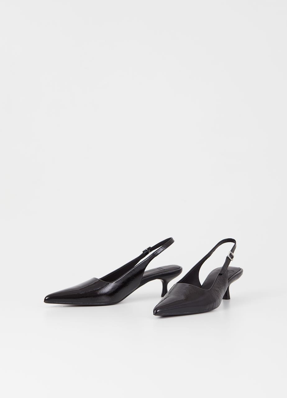 Lykke escarpins Noir cuir verni