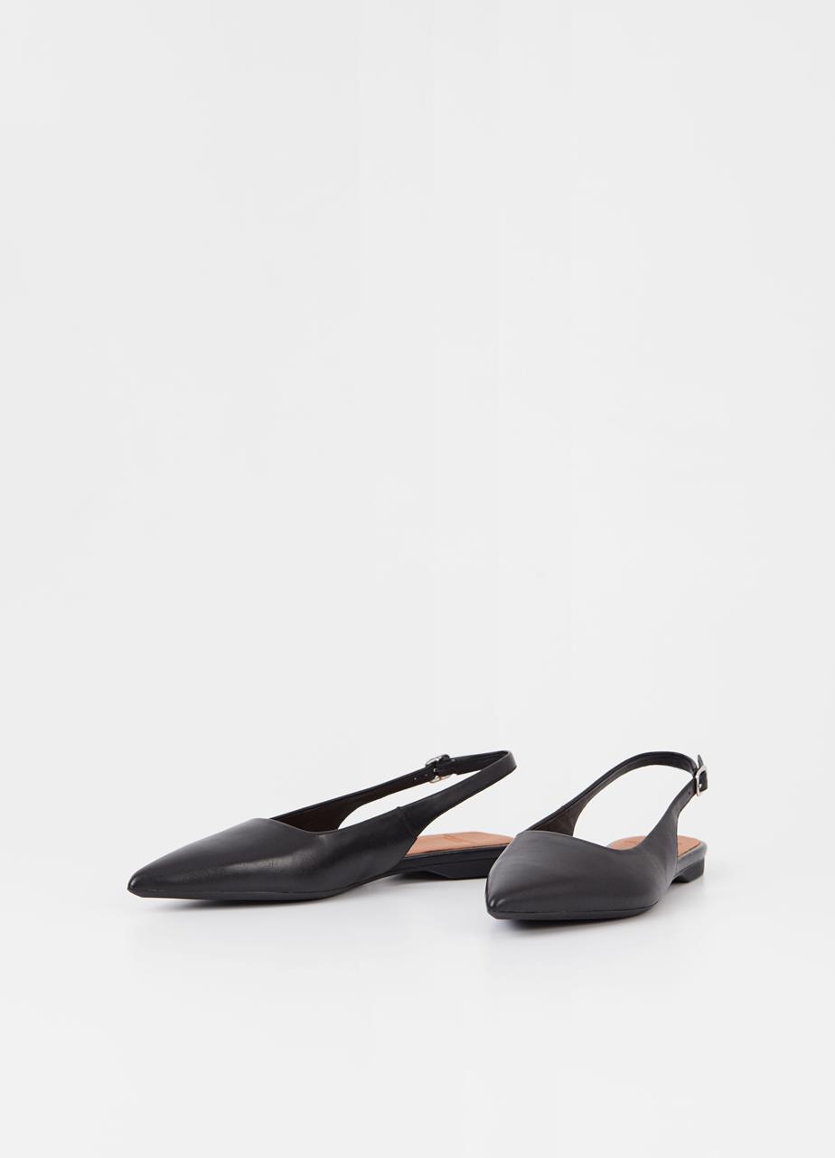 Hermine shoes Black leather