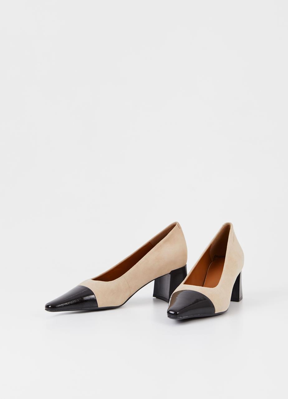 Altea pumps Beige suede/patent