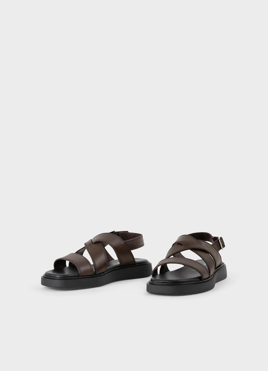 Connie sandalen BRAUN LEDER