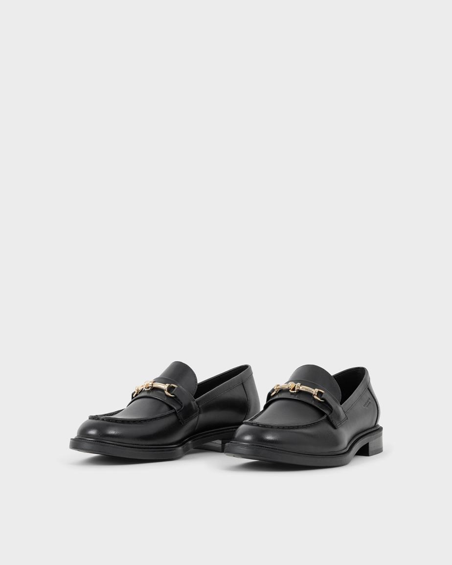 Amina loafers Sort, Læder