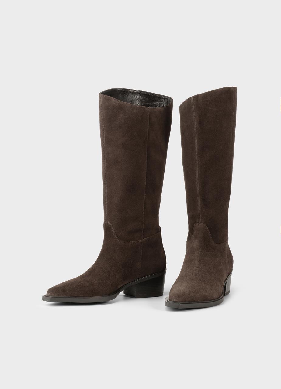 Kelsey tall boots BROWN SUEDE