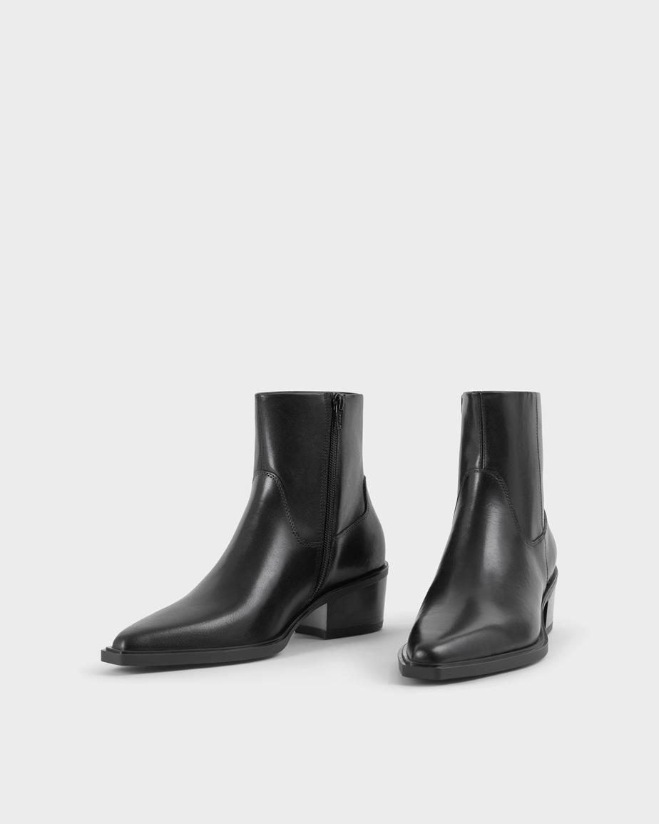 Kelsey ankle boots Black, Leather