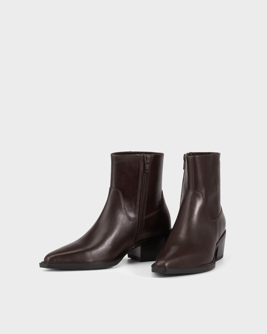 Kelsey stiefeletten Braunes, Leder