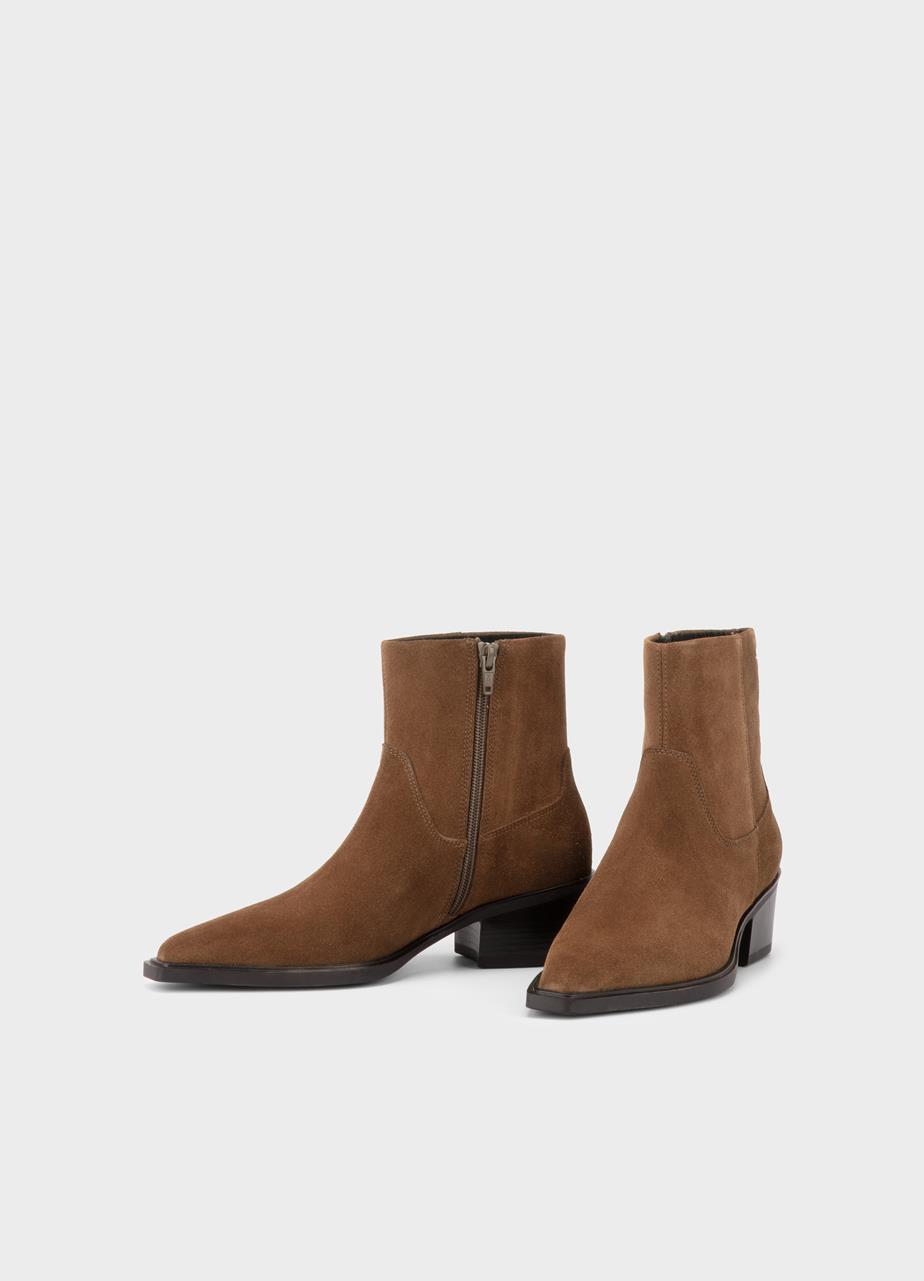 Kelsey ankle boots Brown, Suede