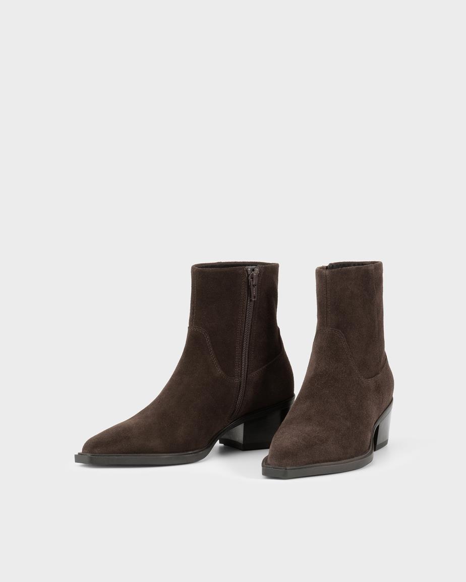 Kelsey stiefeletten Braunes, Veloursleder