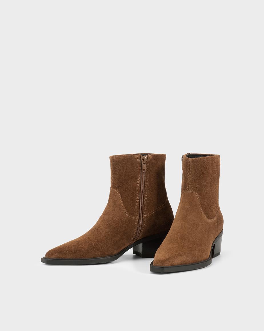Kelsey stiefeletten Braunes, Veloursleder