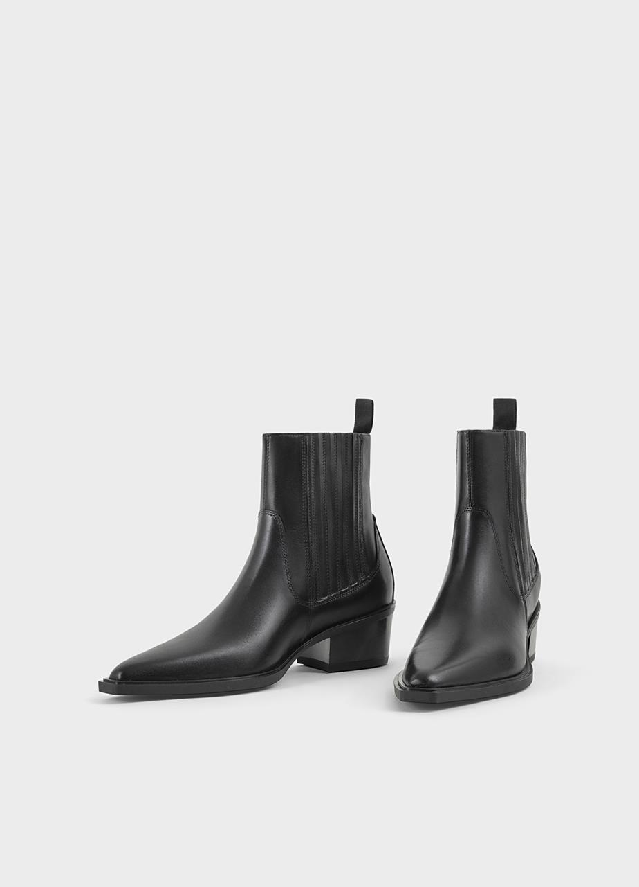 Kelsey botas Preto couro