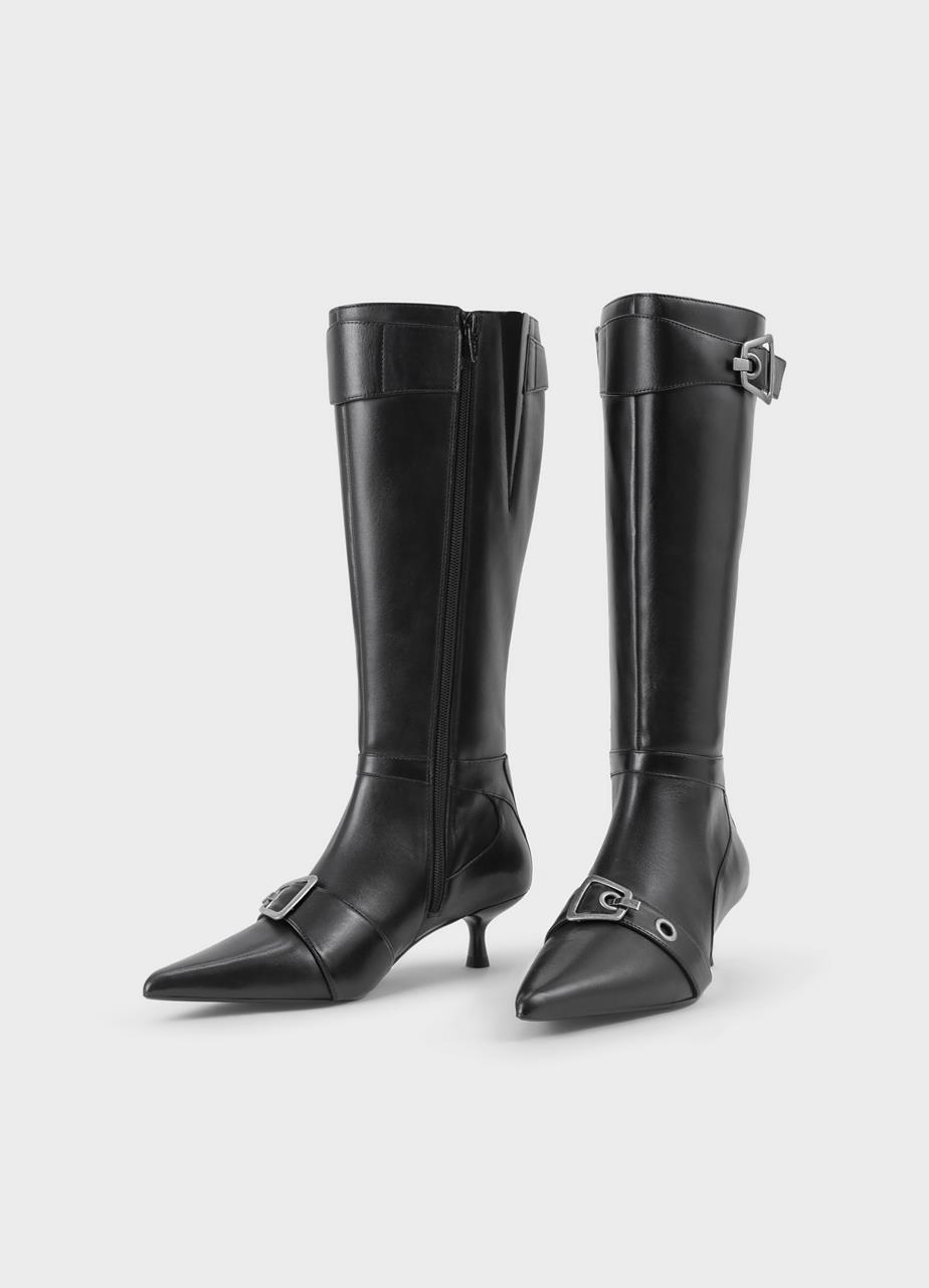 Lykke hohe stiefel Schwarzes leder