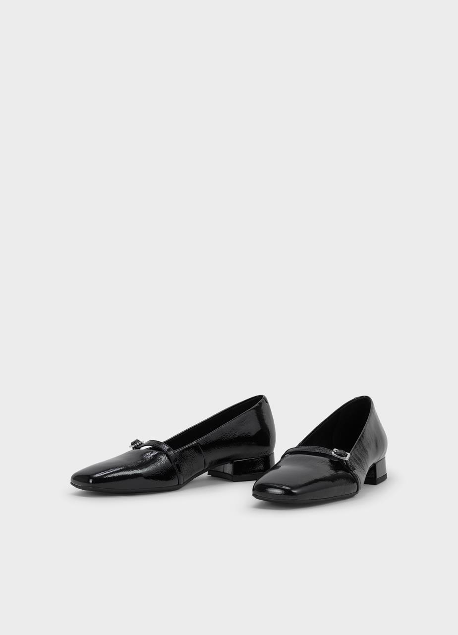 Debbi pumps Schwarzes lackleder