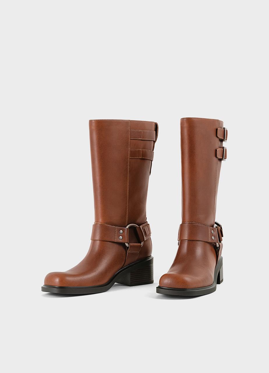 Daniella tall boots Light Brown leather