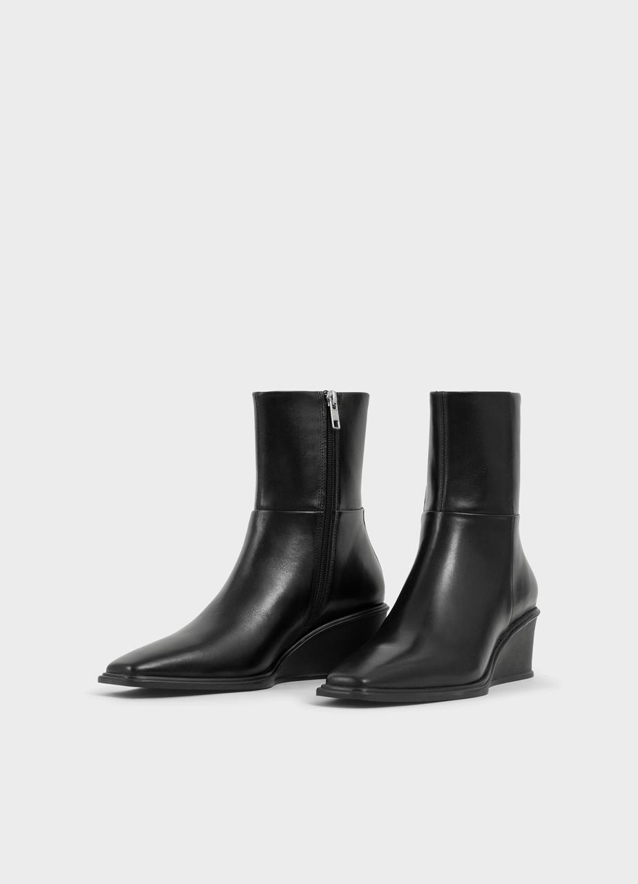 Aino botas Preto couro