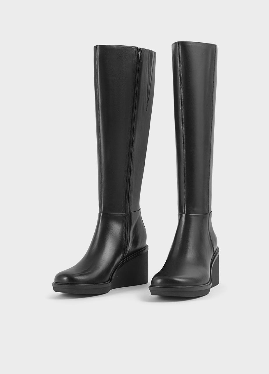 Deena tall boots Black leather