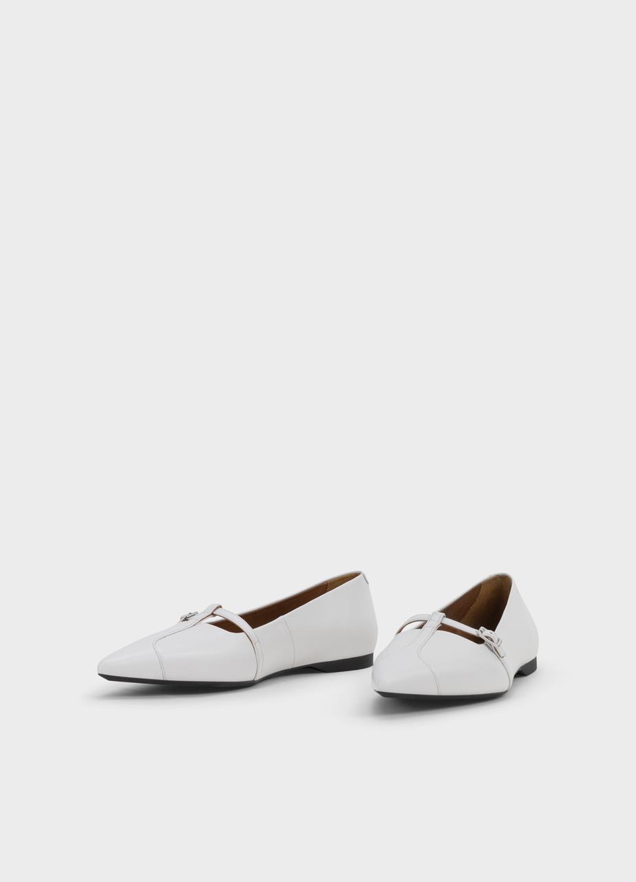 Hermine shoes White leather