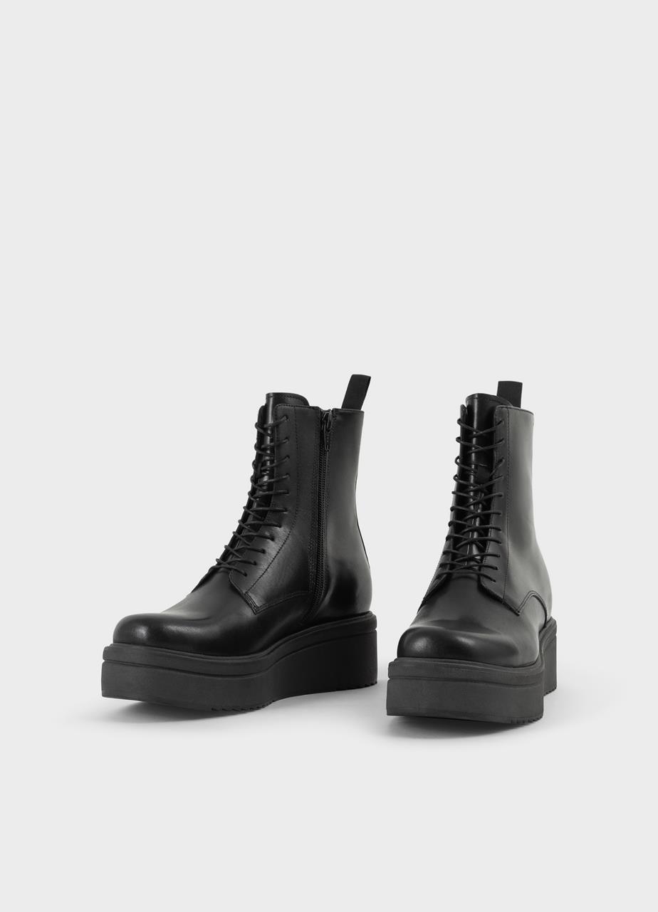 Tara botas Negro cuero