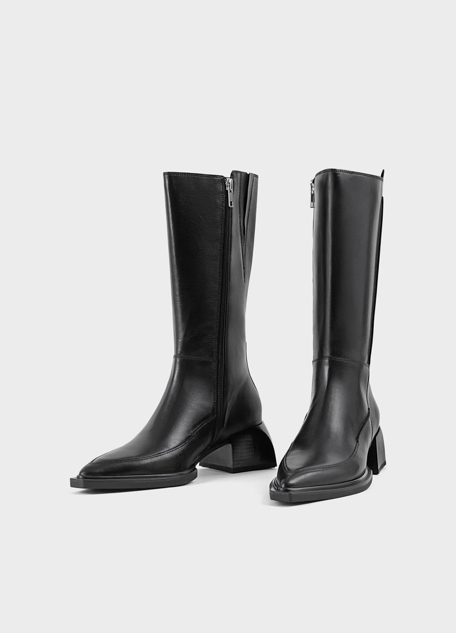 Vivian bottes hautes Noir cuir