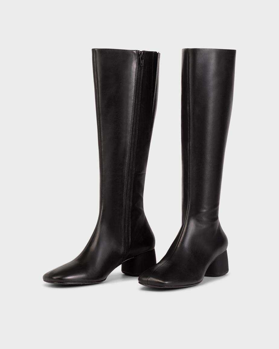 Livia tall boots Black, Leather